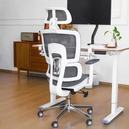 NearHub EC20 ergonomikus irodai szék - fehér