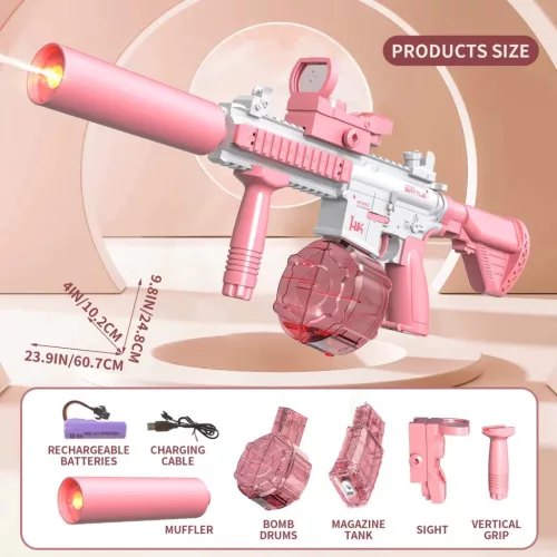 M416 Elektromos vizipuska rózsaszín