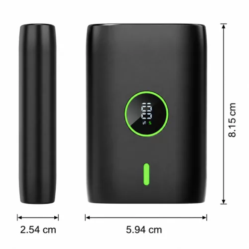 10000 mAh Powerbank – gyorstöltés, LED kijelző