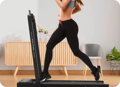 Mobvoi Home Treadmill Plus összecsukható okos futópad – 12 km/h, 2,5 LE, alkalmazás- és okosóra-támogatással