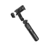 Hoco K17 Figure selfie bot és tripod Bluetooth távirányítóval – fekete, 600 mm