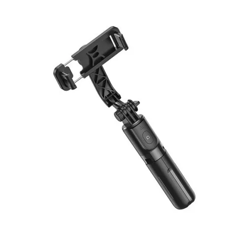 Hoco K17 Figure selfie bot és tripod Bluetooth távirányítóval – fekete, 600 mm