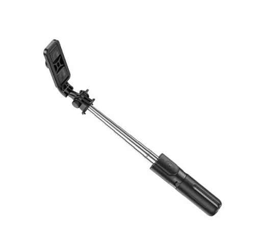 Hoco K17 Figure selfie bot és tripod Bluetooth távirányítóval – fekete, 600 mm