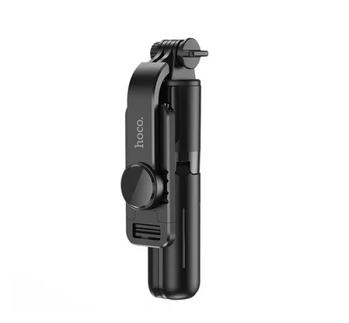Hoco K17 Figure selfie bot és tripod Bluetooth távirányítóval – fekete, 600 mm