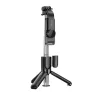 Hoco K17 Figure selfie bot és tripod Bluetooth távirányítóval – fekete, 600 mm