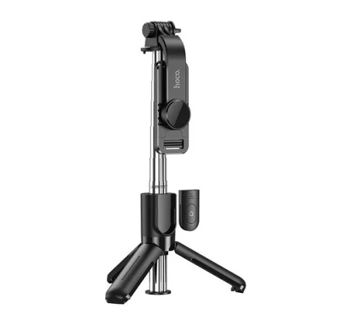 Hoco K17 Figure selfie bot és tripod Bluetooth távirányítóval – fekete, 600 mm
