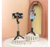 Hoco K17 Figure selfie bot és tripod Bluetooth távirányítóval – fekete, 600 mm