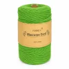 Forbell zöld makraméfonal kreatív kézműves munkákhoz, 2 mm × 300 m