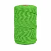 Forbell zöld makraméfonal kreatív kézműves munkákhoz, 2 mm × 300 m