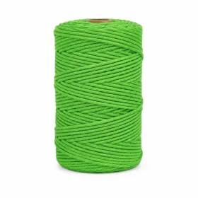   Forbell zöld makraméfonal kreatív kézműves munkákhoz, 2 mm × 300 m