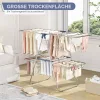 KINGRACK összecsukható szárnyas ruhaszárító, kék