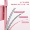 KINGRACK 3 szintes gurulós tárolókocsi perforált oldallappal, rózsaszín