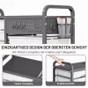 KINGRACK gurulós tárolókocsi 14 fiókkal, szürke