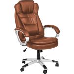 OfficeTrade Főnöki szék barna -rezgős masszázs funkció