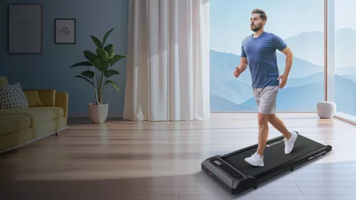 Mobvoi Edge kompakt otthoni sétapad, LED kijelzővel és távirányítóval, okosfunkciókkal, 6 km/h