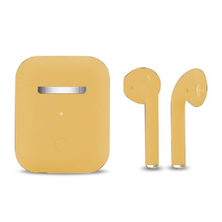 Inpods 12 Macaron Sárga - soft touch vezérléssel, matt felülettel