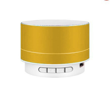 A10 Bluetooth hangszoró fémes sárga