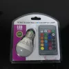 RGB led villanykörte távirányítóval