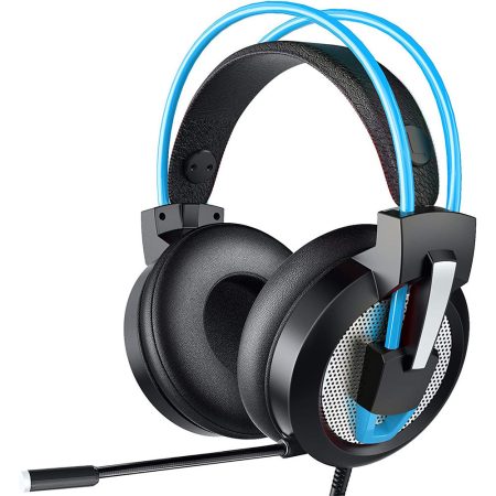 HellCrack Z11 gaming kék fejhallgató headset