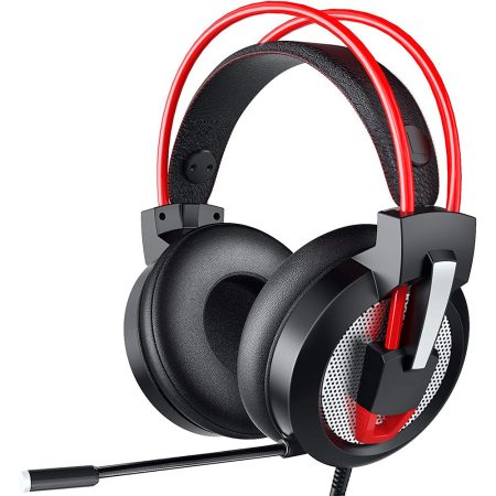 HellCrack Z11 gaming Piros Fejhallgató headset