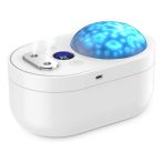 1000 ml dupla fújós párásító+laser shower fehér