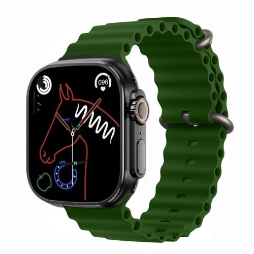 Ultra watch zöld  okosóra bluetooth