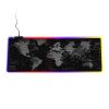 Yelandar RGB Ledes Világtérképes Gamer egérpad nagyméretű 80x30 cm