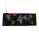 Yelandar RGB Ledes Világtérképes Gamer egérpad nagyméretű 80x30 cm