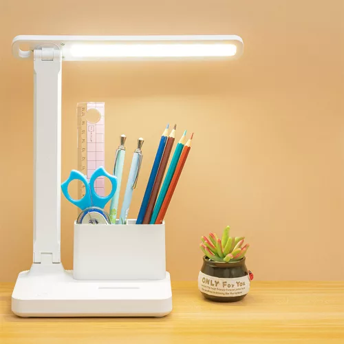 LED olvasólámpa tolltartóval és telefontartóval