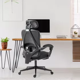   ‎Dowinx Ergonomikus irodai vezetői szék fejtámlával, deréktámasszal és kihúzható lábtartóval