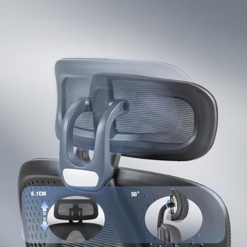 ‎Dowinx Ergonomikus irodai vezetői szék fejtámlával, deréktámasszal és kihúzható lábtartóval