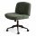 Dowinx széles ülőfelületű állítható forgószék, sötét zöld