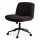 Dowinx széles ülőfelületű állítható forgószék, fekete
