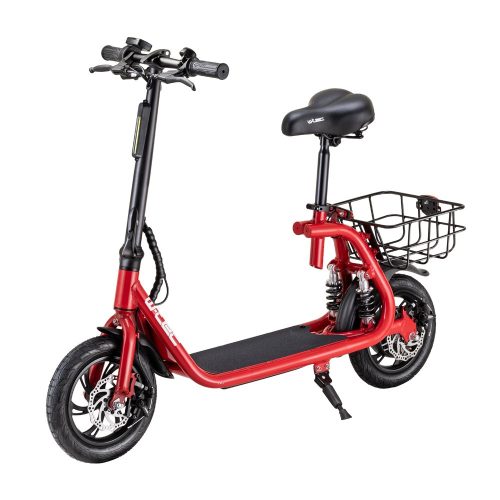Elektromos Roller levehető üléssel, kosárral - Piros - HITEL NINCS!!!