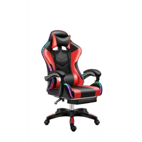  Likeregal 920 LED gamer szék lábtartóval piros masszázs funkcióval
