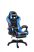 Likeregal 920 LED masszázs gamer szék lábtartóval kék
