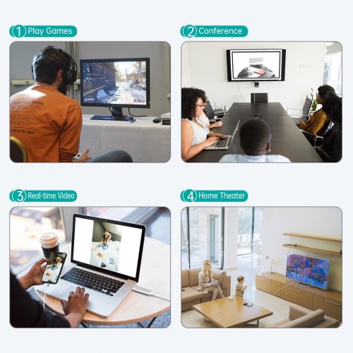 Choetech Lightning(iOS) -> HDMI  1.8M (iPhone-hoz)