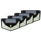 FourKings 4 db 110 LED- es napelemes mozgásérzékelős lámpa