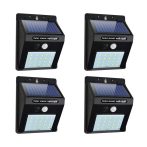   FourKings 4 db 20 LED- es napelemes mozgásérzékelős lámpa