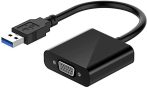 USB 3.0 -> VGA video adapter A15 fekete 