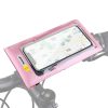 Vizálló biciklis telefontartó pink