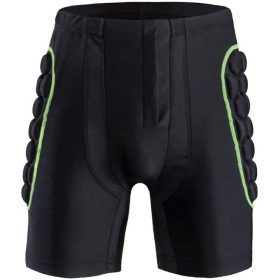 MotoShield Motoros férfi protektornadrág fekete-zöld M