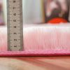  Fluffy rózsaszín szőnyeg  kör alak átmérő: 60cm