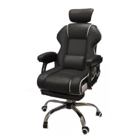 GamerElegance lábtartós szék fekete