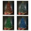 LED karácsonyfa fényfüzér - 16 különböző szín és minta, 64 izzó