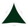 SunGlide háromszög napvitorla 3,6m x 3,6m x3,6m