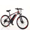Frike Carbon Elektromos kerékpár fekete-piros 250W 31-61km -es hatótáv