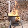 Fatüzelésű tűzhely serpenyővel,grill ráccsal