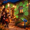 Halloween fényjáték projektor 4 mintával – kültéri dekoráció