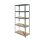 Salgó polc,Fém állvány, 5 polcos, 150x70x30 cm teherbírás 875 kg